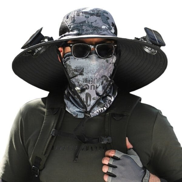 Outdoor Hat with Solar Fan - Image 5